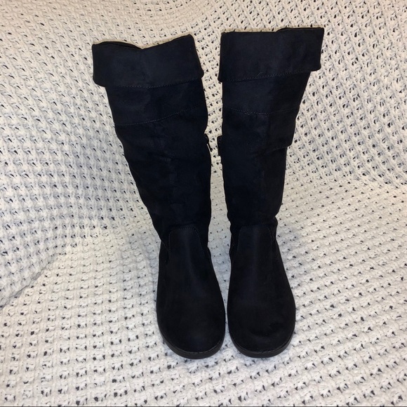 New | Cat & Jack | Boots | Black | 6 - Picture 6 of 8